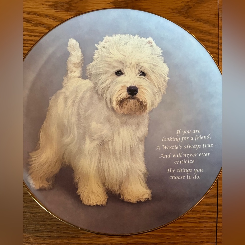 Westie plate